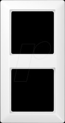 AS 582 WW Frame, 2-gang, AS series, alpine white