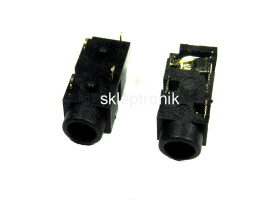 Gniazdo jack 3,5mm stereo druk kątowe smd 2szt