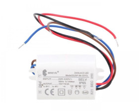 Zasilacz LED 12V DC 6W 0,5A IP65 /z zabezpieczeniami/ ZLDP 06-12YCL 19712-9035