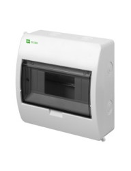 Rozdzielnica elektryczna natynkowa biała 1x8 Elegant 2402-01