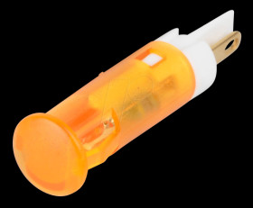 QS61XXO12 Indicator LED, 12 V DC, 6 mm, FASTON, orange
