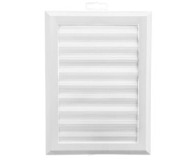 Kratka wentylacyjna 130x192mm biała żaluzja+sznurek rozpieracze T41