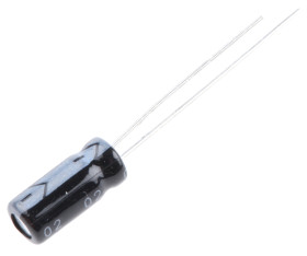 Kondensator 100nF 50V dc Radialny, Otwór przelotowy RS PRO roztaw: 2mm 5 (Dia.) x 11mm