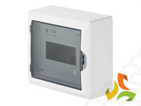 Rozdzielnica natynkowa 8 modułowa 1x8M drzwi transparentne IP40 ECONOMIC BOX RN N+PE 2502-01 ELEKTRO-PLAST NASIELSK