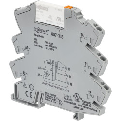 WAGO 857-358 230V AC/DC 6A SPDT-CO DIN Rail Mountable Relay Module