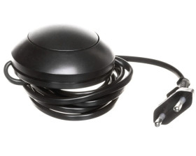 Przewód przyłączeniowy 300cm z wyłacznikiem nożnym czarny SP/WN3,0(2X0,75)CZN PRW10000405