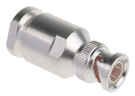 Złącze koncentryczne Montaż na kablu Męski 50Ω typ złącza Złącze BNC 4GHz, zaciskane typ kabla RG213