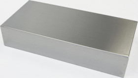 Aluminum enclosure, (L x W x H) 381 x 178 x 76 mm, natural, 1444-1573