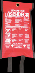 NO 120X180 POLY/1C Fire blanket, 120x180 cm, polybag