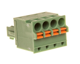 Złączka wtykowa do płytek drukowanych 0,14-1,5mm2 zielona FK-MCP 1,5/ 4-ST-3,81 1851067 /50szt./