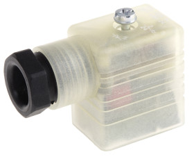 Złącze zaworu elektromagnetycznego B 2P+E 24 V AC/DC Żeński LED: Tak dławnica PG9 Wkręcane Hirschmann