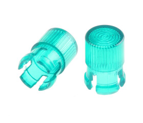 Soczewka LED Zielony Diody LED do montażu przewlekanego Visual 5 mm CLF 280 GTP