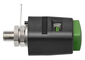 Wtyk montażowy, Zielony, 16A, M6, izolacja: Tak, 33V dc 6.2mm