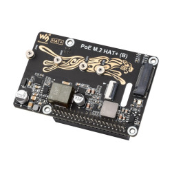 PoE M.2 HAT+ (B) PCIe do M.2 NVMe z PoE dla Raspberry Pi 5 - Waveshare 29320