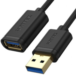 Przewód przedłużacz USB 3.0 AM-AF 0,5M Y-C456GBK