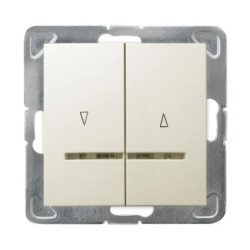 IMPRESJA Łącznik żaluzjowy z podświetleniem /z blokadą mechaniczną/ ecru ŁP-7YBS/m/27