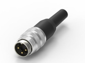 Złącze DIN 3 -pinowe Męski Montaż na kablu 250 V