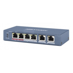 Switch PoE 4-port (4+2) DS-3E0106HP-E HIKVISION