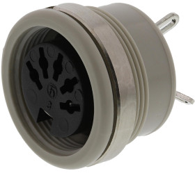 Gniazdo Din 3 -pinowe Żeński Montaż na panelu 34 V AC/DC