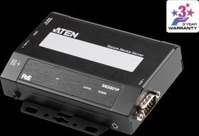 SN3401P Device server, PoE, 1x RJ45, 1x RS-232/422/485