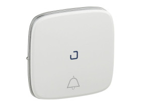 VALENA ALLURE Klawisz biały przycisku dzwonka z podświetleniem led 755090 LEGRAND