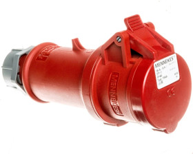 Gniazdo przenośne 4P 16A 400V czerwone IP44 ProTOP 194A MEN194A