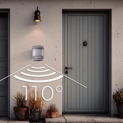 Sygnalizator wejścia bezprzewodowy GreenBlue, czujnik ruchu, 52 melodie, biały, 230V, max 8 czujników, GB212