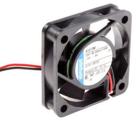 Wentylator osiowy 12 V DC DC 40 x 40 x 10mm 500mW 6m³/h 17dB 42mA