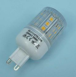G-9 230V 64xSMD 2835 360° 3,5W WW 300lm