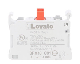 Zestyk pomocniczy 1R zaciski śrubowe montaż z przodu do styczników BF160...BF400 BFX10C01