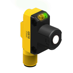 Czujnik zbliżeniowy M18 Ultradźwiękowy 50 → 500 mm Banner 12 → 30 V DC w obudowie prostokątnej