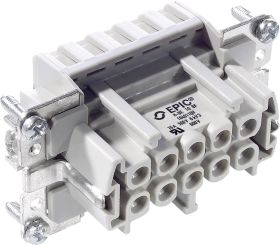 Wkładka złącza żeńskiego EPIC® H-BE 10 10401100 LAPP Łączna ilość styków 10 + PE 10 szt.
