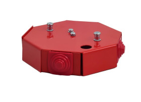 Puszka przeciwpożarowa PIP-1AN R3x2x4 ośmiokątna, E90, rozgałęźna, wymiary 115x28x123mm, czerwony 84621616