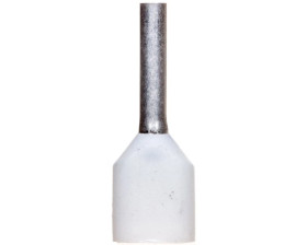 Końcówka tulejkowa podwójna izolowana /biała/ TV 0,5-8 /100szt./