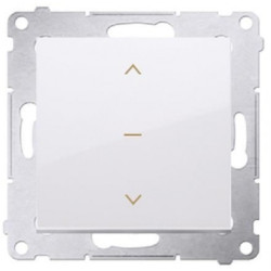 Łącznik żaluzjowy pojedynczy SIMON 54 trójpozycyjny (1-0-2) biały 10A Kontakt Simon DZW1K.01/11