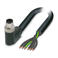 Kabel zasilający 6 Core Polichlorek winylu PVC Sheath Black, Grey