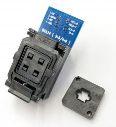 Adapter BGA24-->DIL8 ZIF dla pamięci szeregowych SPI Flash