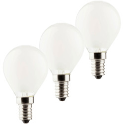 M&#xFC;ller-Licht 400294 LED 3 Pieces Warm White E14 4.2W Retro Teardrop Shape