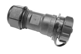 Przemysłowe złącze okrągłe 4-pinowe SP21 Mocowanie kablowe liniowe Gniazdo RS PRO Męski IP68 SP21