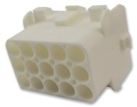 TEC3X5G Obudowa złącza, typ obudowy: gniazdo (żeńska), 15pin 3x5 (można użyć terminali męskich lub żeńskich) raster pinów: 6.35m