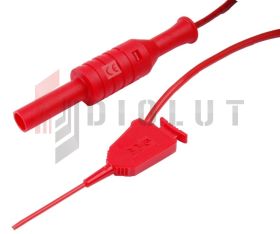 Chwytak pomiar. 6606-D4-R SMD+przew.4(F) czerwony