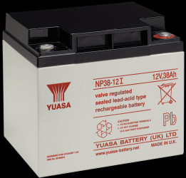 NP38-12I YUASA AGM battery, 38 Ah, 12 V, VdS