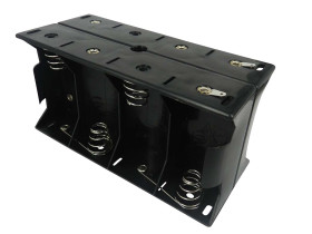 Uchwyt do baterii, x 8, maks. Ø 34.2mm, montaż zatrzaskowy