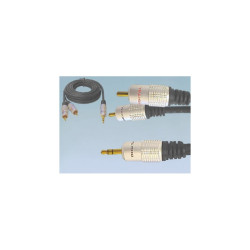 Kabel Jack 3,5 - 2xRCA 20m Łezka VITALCO, Stereo
