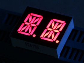 Dual Alphanumeric 14 Segment LED - Red 0.54&quot;
