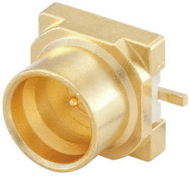 Złącze koncentryczne Montaż na płytce drukowanej Męski 50Ω typ złącza Złącze SMP 0 to 40GHz Lutowane