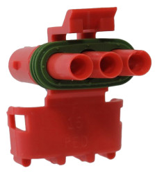 Złącze samochodowe 3-pinowe Delphi -rzędowe Żeński 20A Weather-Pack Montaż na kablu Połączenie zagniatane Złącze