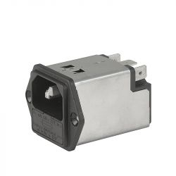 5220.0123.1 Złącze zasilające z filtrem, przykręcany 1A