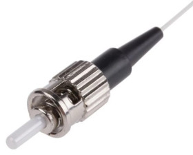 Kabel światłowodowy, średnica: 50/125μm, OM2 Wielomodowy, Pomarańczowy/Biały, ST / przewodu elastycznego wielożyłowego