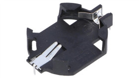 Podstawka 2032,Br2032,Cr2032 Il.Bat 1 Poziomy,Tht Ul94v-0 120591-1